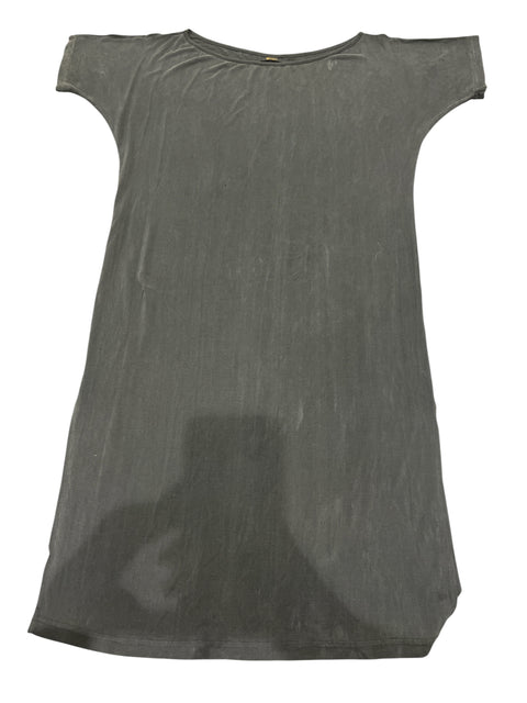 Wacoai Dark Grey Large T-Shirt Dress