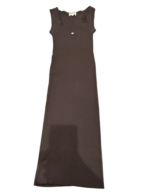 Rouje Brown Knit Long Dress