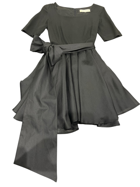 Max & Co Black Large Bow Dress