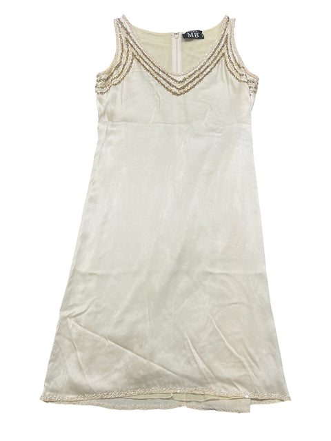 Studio MB Pearl Silk Embroidery Dress