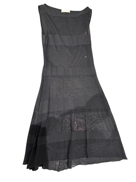 Sonia Fortuna Striped Transparent Dress