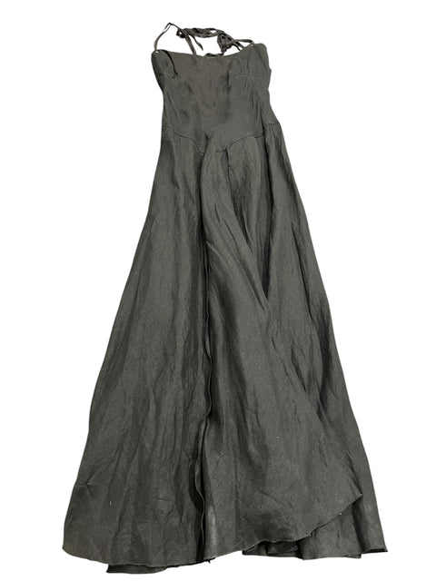 Armani Jeans Black Linen Long Dress