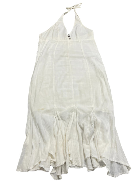 Nayana Ecru Backless Long Dress