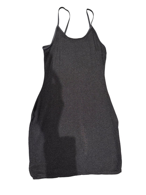 Vintage Black Transparent Mini Dress