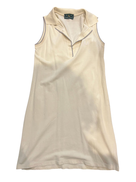 Fred Perry Ecru Polo Style Dress