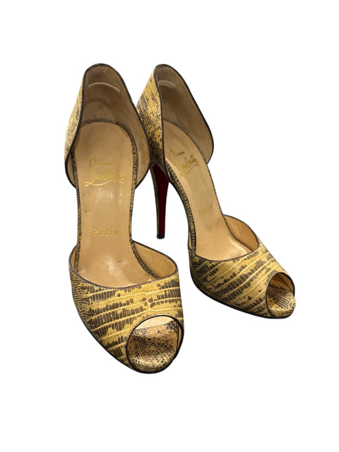 Louboutin Snake Open Heels T.37