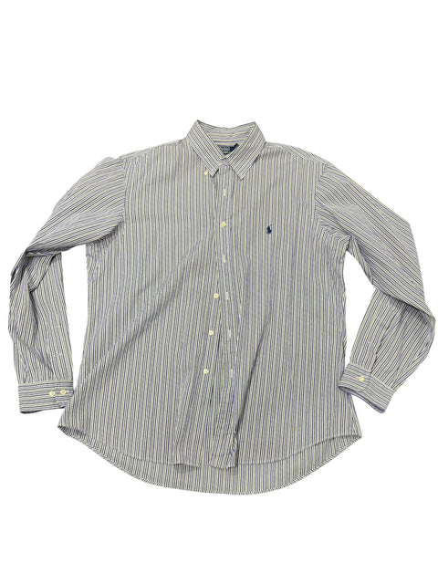 Ralph Lauren Striped Purple Shirt