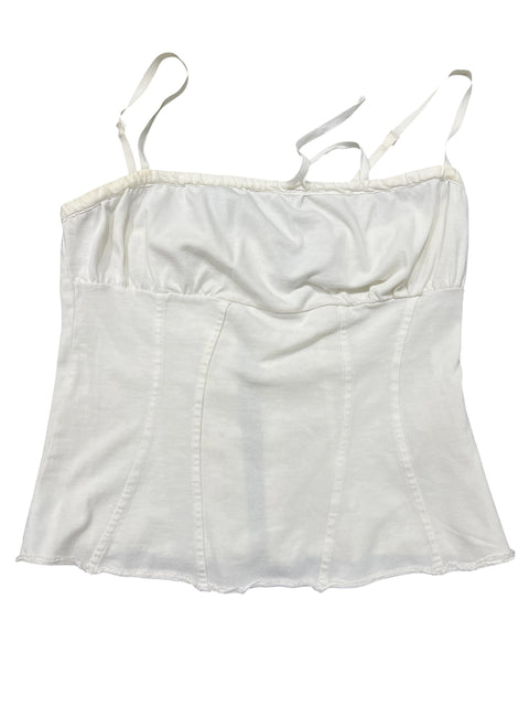 Pinko Ecru Cotton Corset