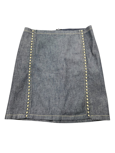 Dolce & Gabbana Navy Blue Denim Skirt