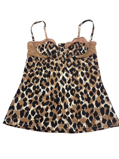 Dolce & Gabbana Leopard Beige Lace Corset