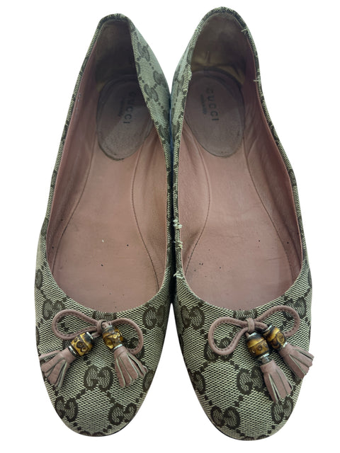 Gucci Ballerina Tassle Bow Details T.38