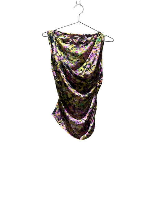 Roberto Cavalli Flowers Print Top