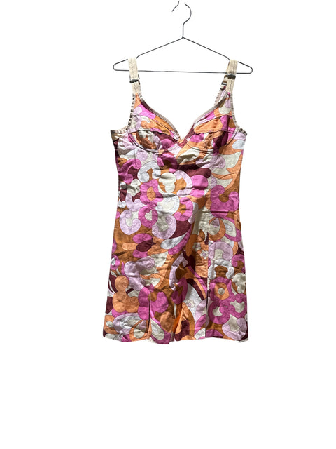 Dolce & Gabbana Pink Flowers Print Dress