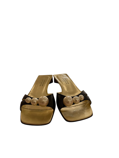Christian Lacroix Mules Pearl Details T.37