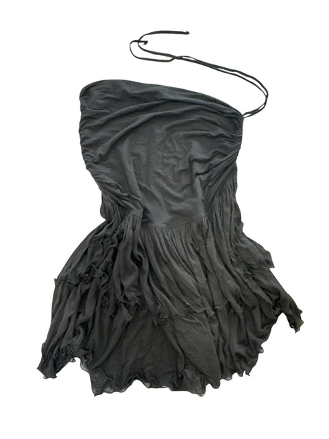 Plein Sud Jeans Black Assymmetrical Skirt