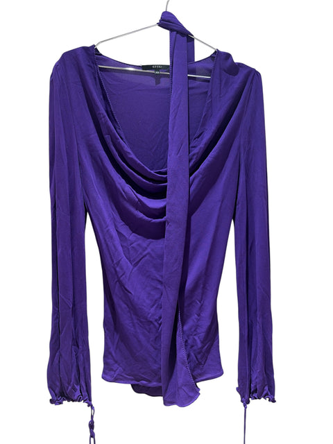 Gucci Purple Longsleeve With Scarf