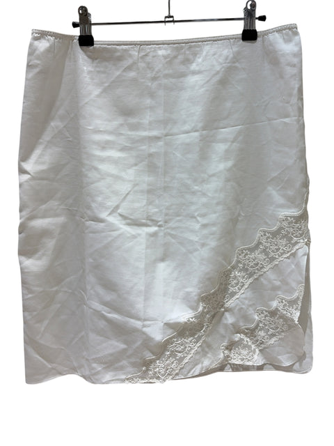 Christian Dior Lingerie Vintage White Skirt
