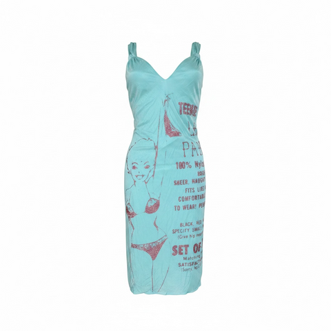 Exte Teal Cross Back Dress