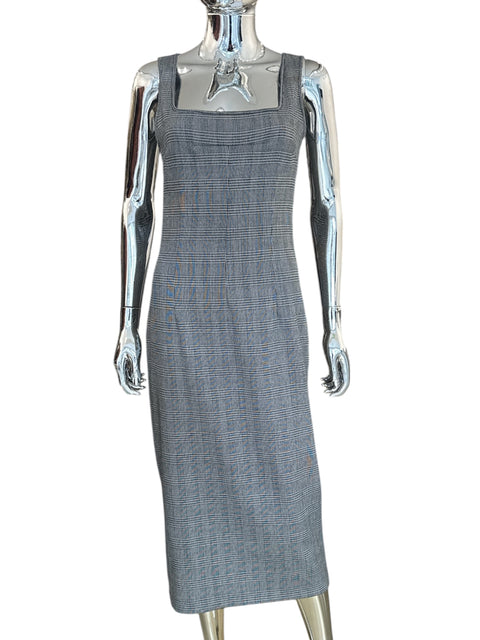 D&G Midi Houndstooth Wool Dress