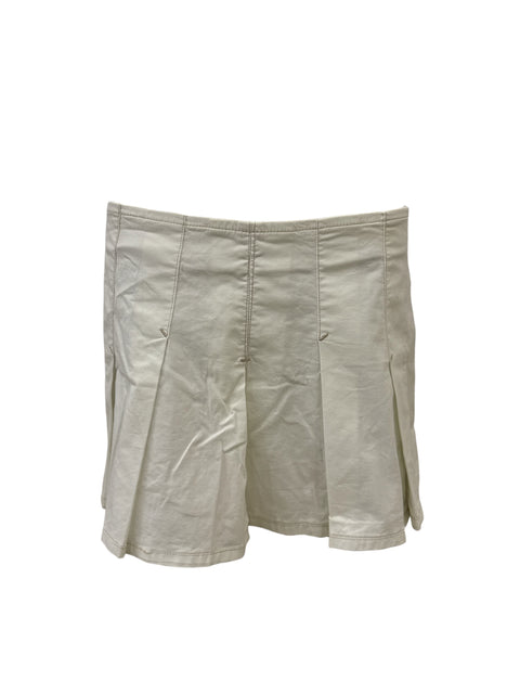 Sheex Pleated White Skirt