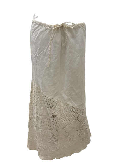 PuroLino White Italy Skirt