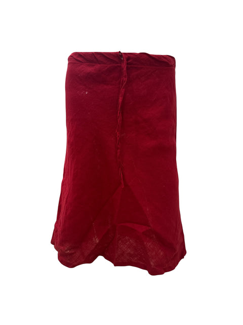 Vintage Red Lin Skirt