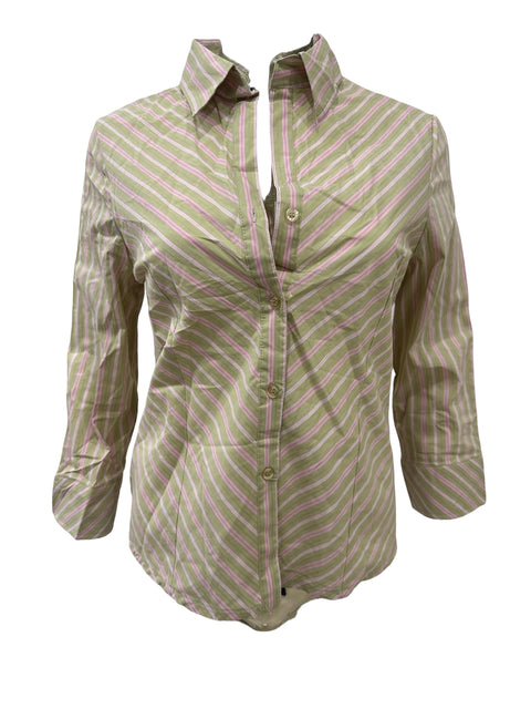 Skyway Pink Green Shirt