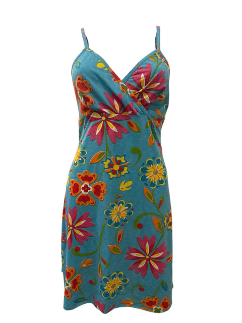 T&G Blue Multi Flower Dress