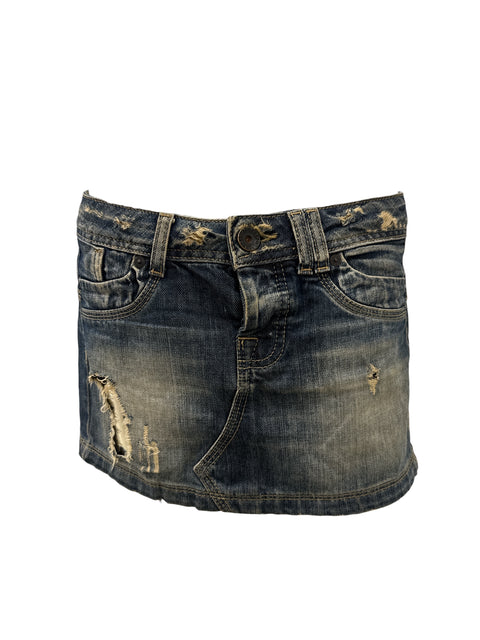 Benetton Jeans Skirt