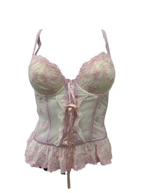 Bacirubati White/Pink Corset