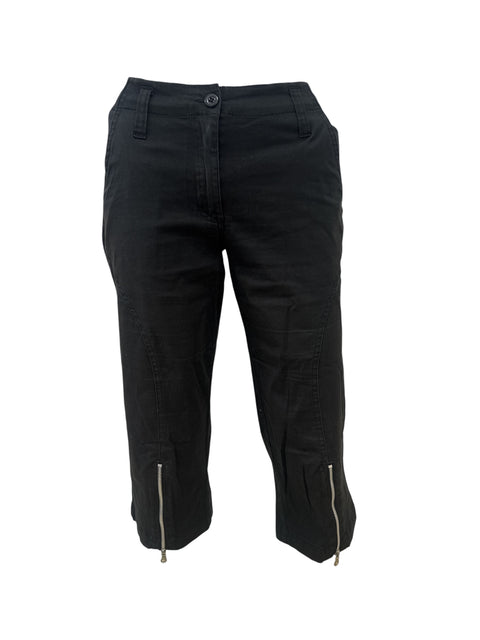 Smalto Double Zip Black Capri