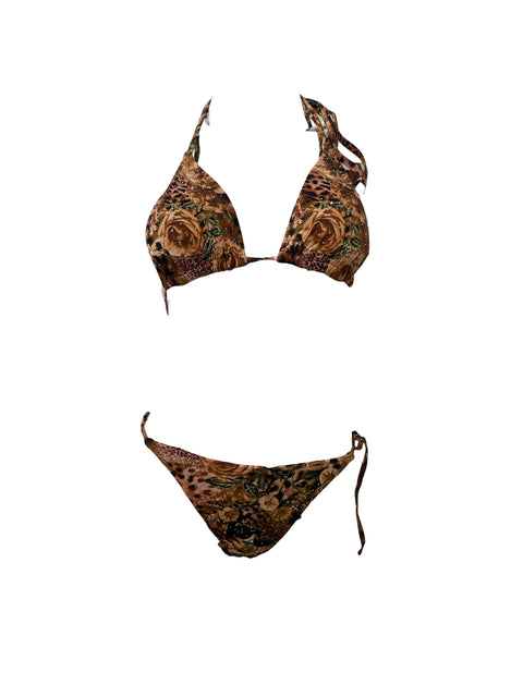 Sogno D'oro Flower Brown Swim Set
