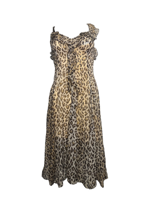Dolce&Gabbana Leopard Silk Dress