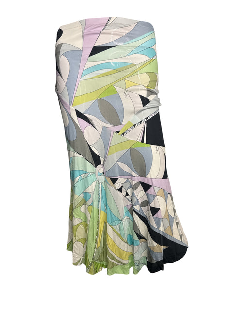 Emilio Pucci Multi Pink/Green Skirt
