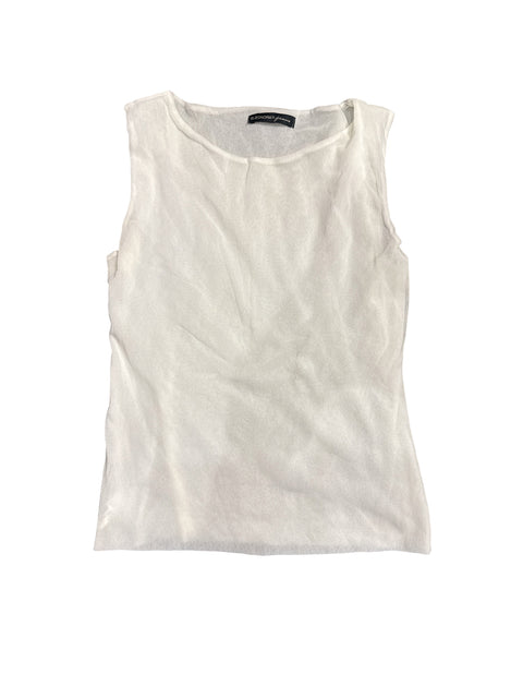 Eleonora Jeans White Tank Top