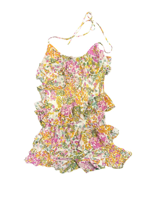 Joyxtin Flower Ruffles Dress