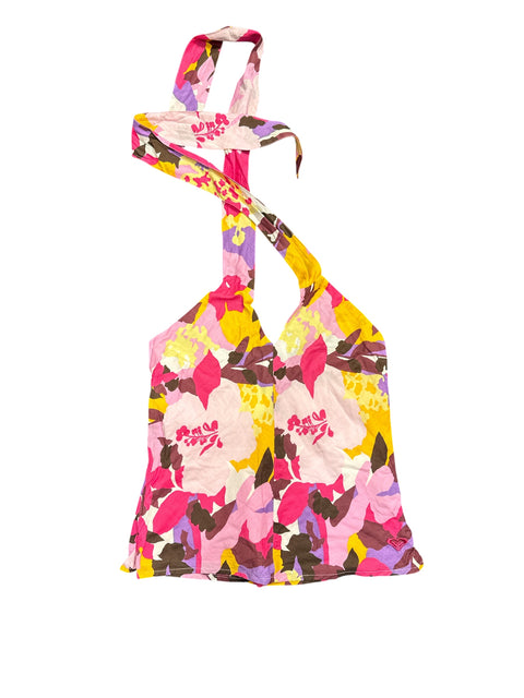 Roxy Pink Purple Print Bustier