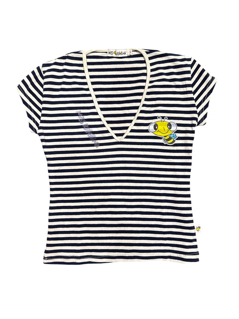 Miss Rebellina Marinière T-Shirt