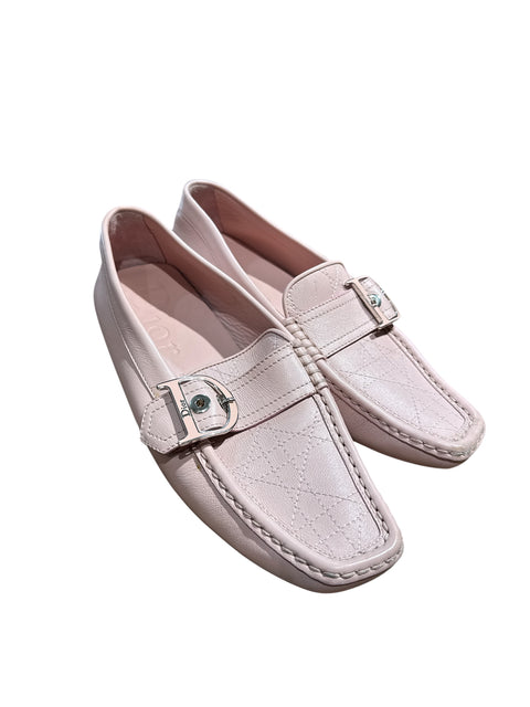 Dior Pink Leather Mocassin