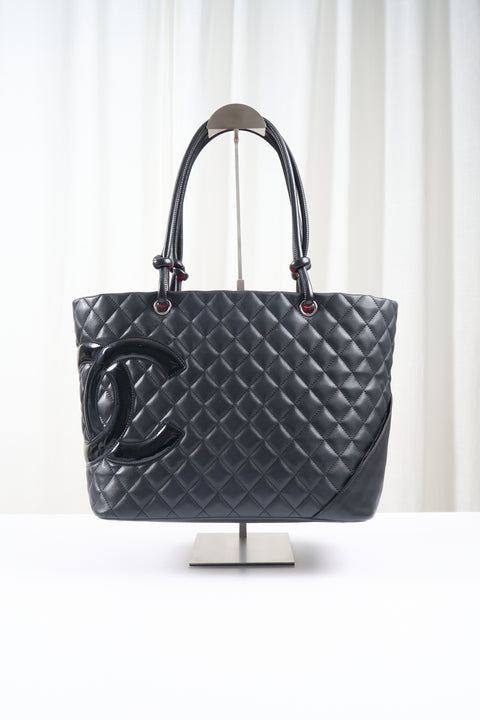 Chanel Cambon Black Tote Bag