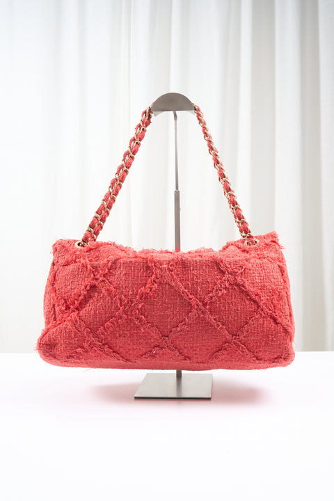 Chanel Large Nature Red Flap 2009 Bag