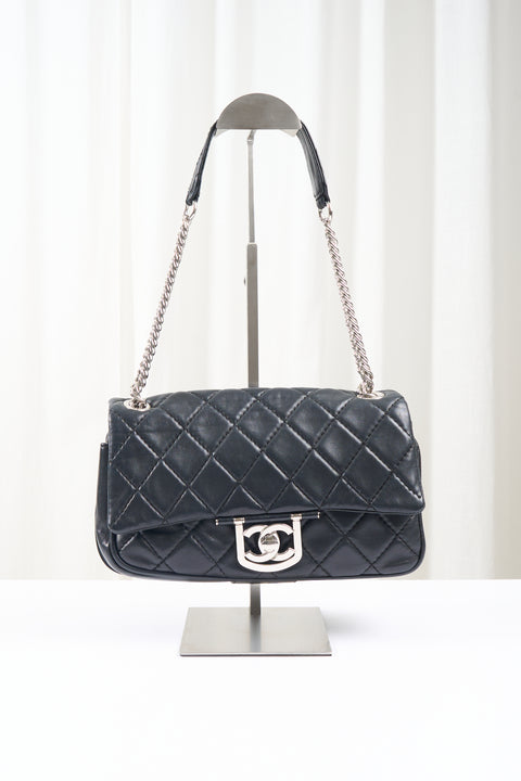 Chanel Lambskin Chain Black 2004 Bag