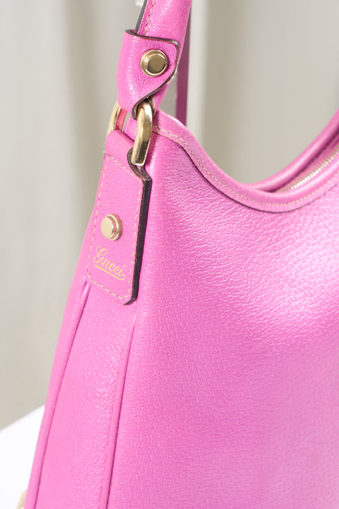 Gucci Abbey Lilac Leather Bag