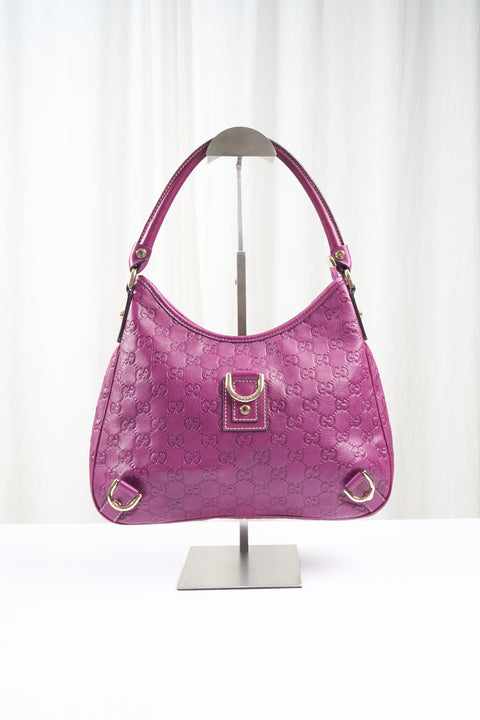 Gucci Abbey D-Ring Purple GG Bag