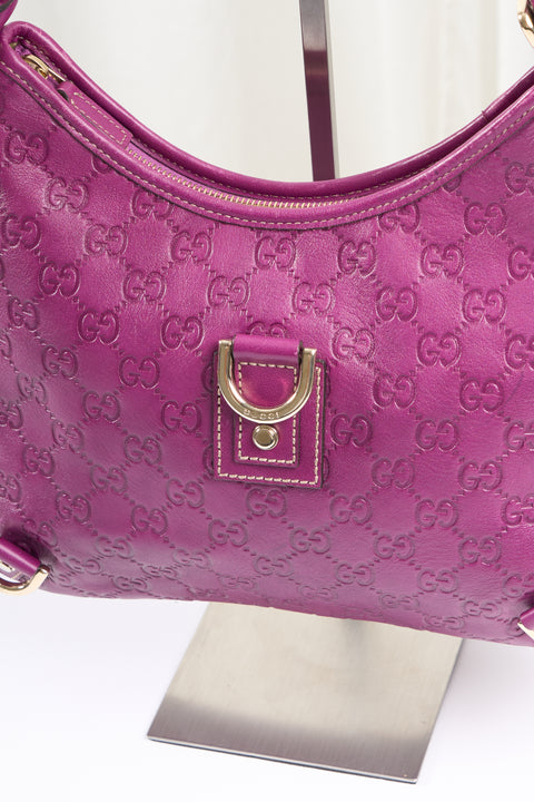 Gucci Abbey D-Ring Purple GG Bag