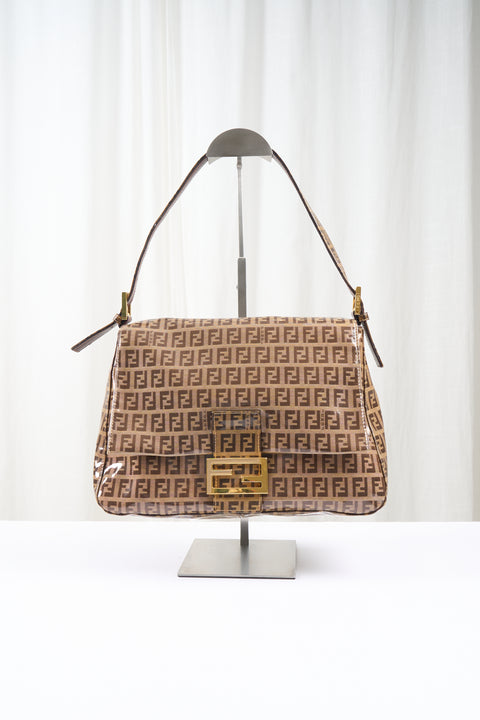 Fendi Mama Glazed Brown Bag