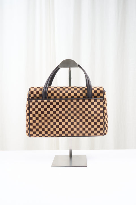Louis Vuitton Lion Damier Pony Hair Handbag