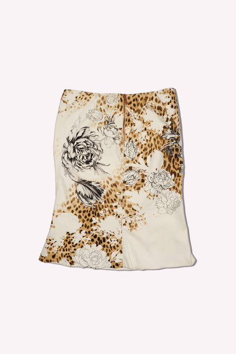 Roberto Cavalli Laced Belt Skirt