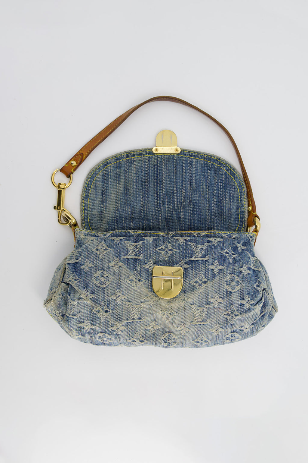 Louis Vuitton, Bags, Louis Vuitton Denim Mini Pleaty