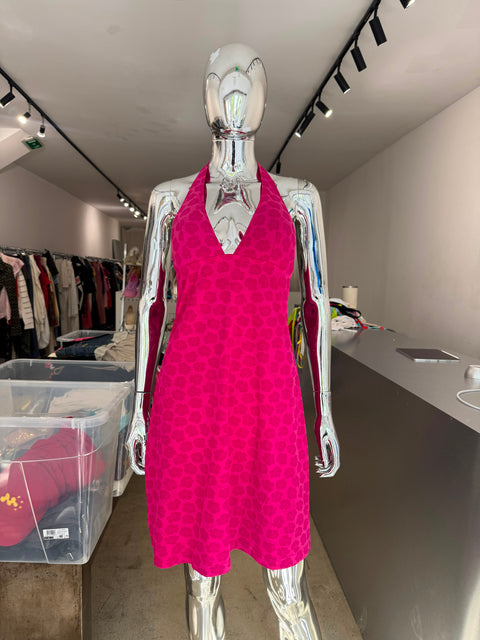 Bluemarine Pink Flower Swimwear Dress
